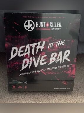 Hunt A Killer: Death At The Dive Bar New In Box Sealed Murder Mystery Game